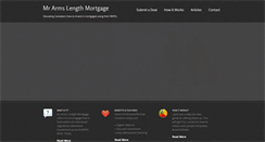 Desktop Screenshot of mr-arms-length-mortgage.com